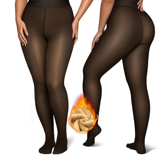 Fleece-Lined Thermal Tights