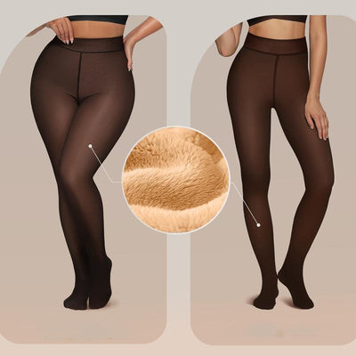 Fleece-Lined Thermal Tights