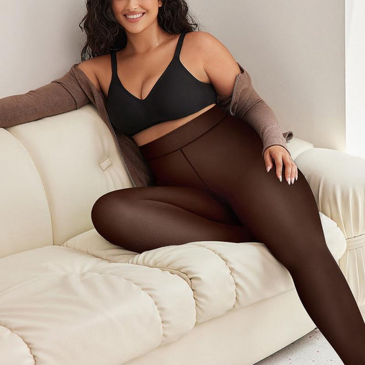 Fleece-Lined Thermal Tights